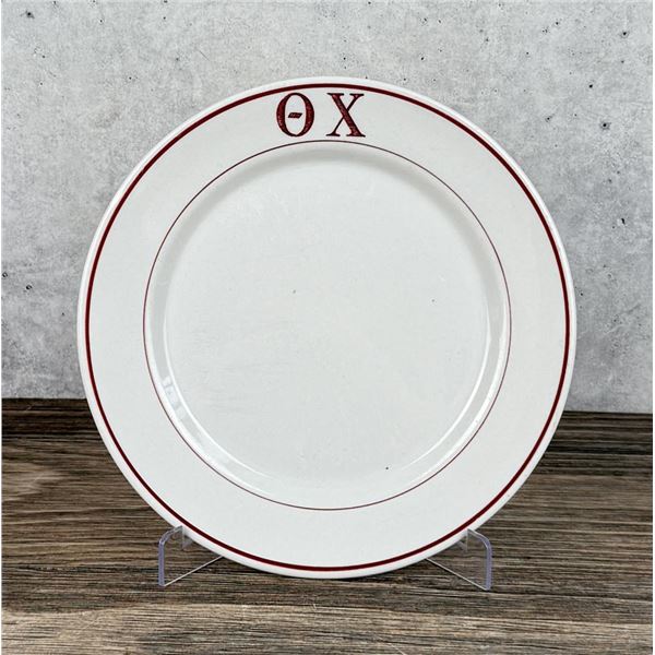 Theta Chi Fraternity Dining China Plate