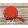Image 2 : Hammered Enamel Cast Iron Miniature Skillet