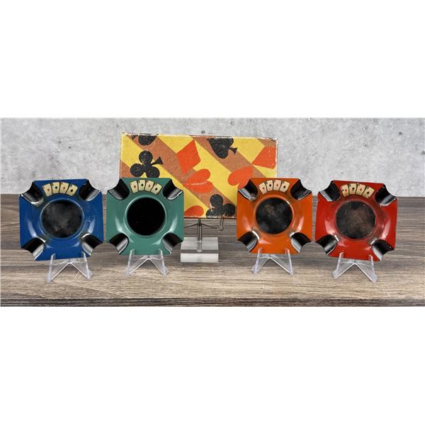 Card Suit Ashtray Set