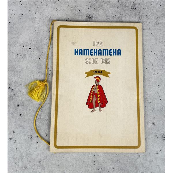 Vietnam War USS Kamehameha Submarine Booklet