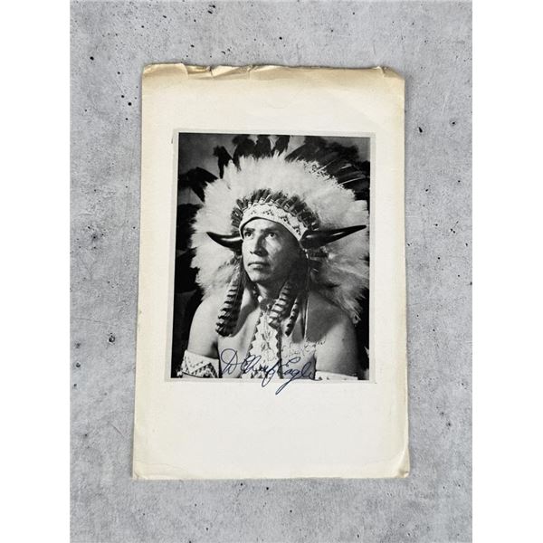 Dallas B. Eagle Chief Eagle Signed Photo