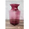 Image 4 : Pilgrim Glass Cranberry Architectural Vase