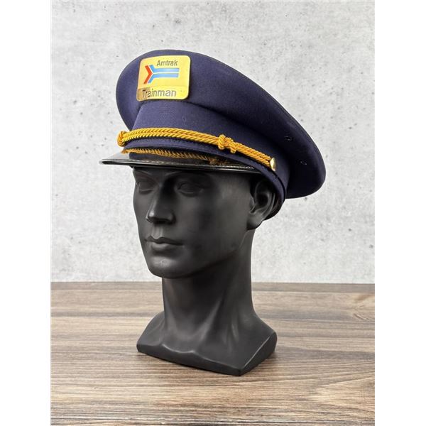 Amtrak Railroad Trainman Conductor Hat