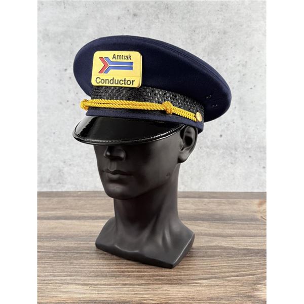 Amtrak Railroad Trainman Conductor Hat