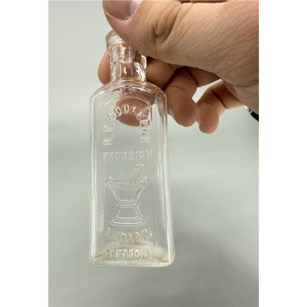 D.F. Cooledge Ludlow Vermont Drug Bottle