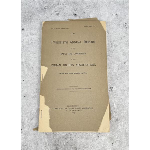 Annual Report Indian Rights Association