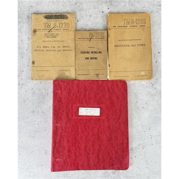 WW2 Rifles Shotguns Technical Manuals