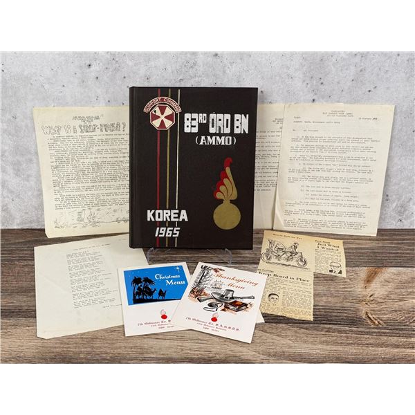 83rd Ordnance Battalion Korea Unit History