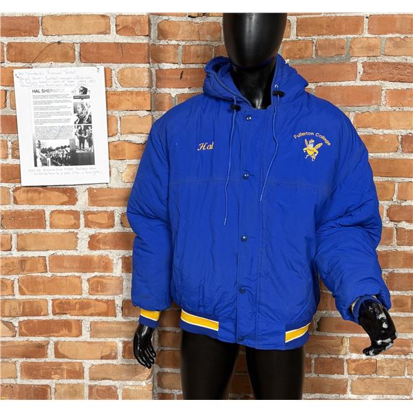 Hal Sherbeck Personal Fullerton College Jacket