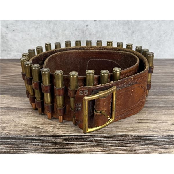 Idaho Leather 30-06 Cartridge Ammo Belt