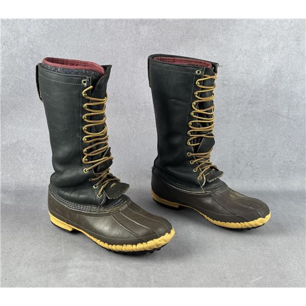Hoffman Leather Pac Logging Boots