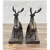 Image 3 : Mid Century Brass Elk Bookends