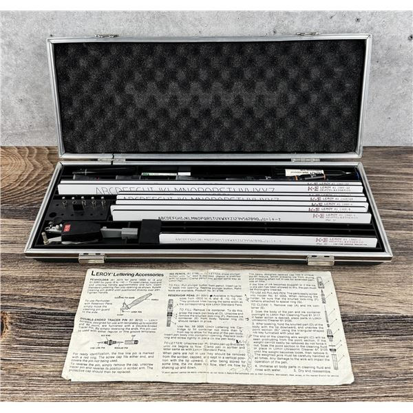 K&E Leroy Lettering Drafting Tool Set