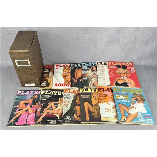 1978 Playboy Magazine Full Year Run