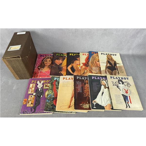 1968 Playboy Magazine Full Year Run
