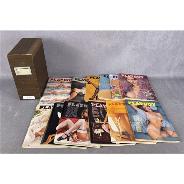 1974 Playboy Magazine Full Year Run