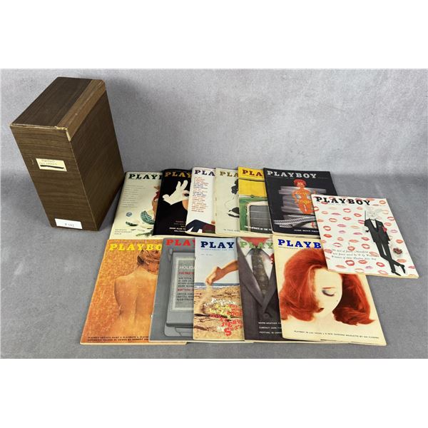 1960 Playboy Magazine Full Year Run