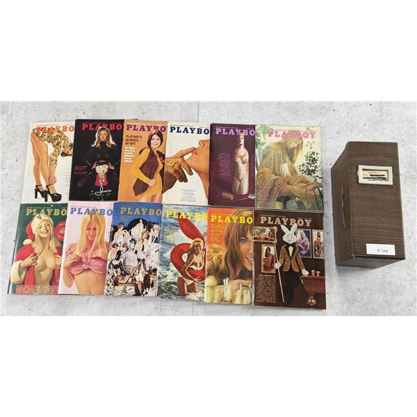 1972 Playboy Magazine Full Year Run