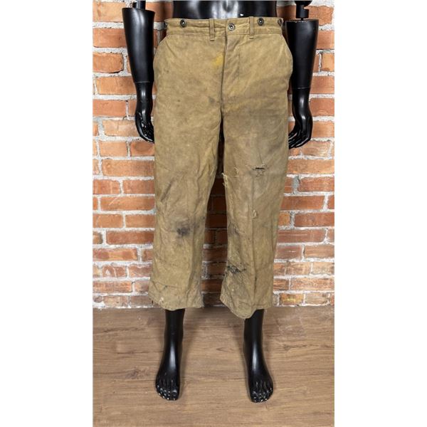 1950s Vintage Filson Button Fly Tin Cloth Pants