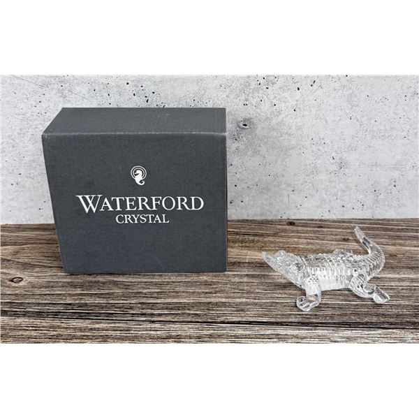 Waterford Crystal Alligator Paperweight