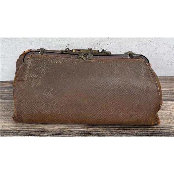 Antique Montana Leather Doctor Bag