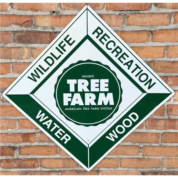 Certified Tree Farm Metal Sign