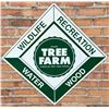 Image 1 : Certified Tree Farm Metal Sign