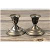 Image 3 : Weighted Sterling Silver Candlesticks