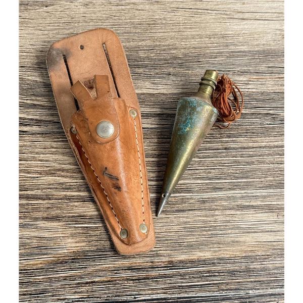 Antique Dietzgen 16 Brass Steel Plumb Bob