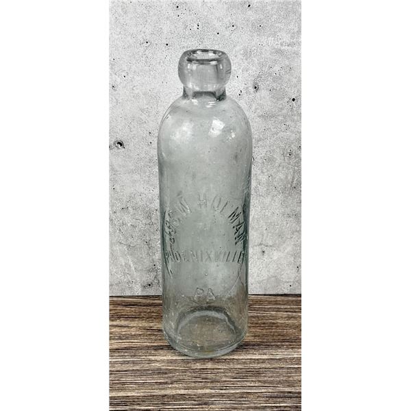 Jos W. Holman Phoenixville Pennsylvania Bottle