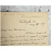 Image 5 : Elliott Ladd Coues Ornithologist Signed Letter