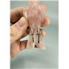 Image 4 : Carved Rose Quartz Hummingbird