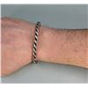 Image 1 : Navajo Sterling Silver Twisted Bracelet