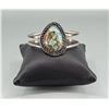 Image 2 : Navajo Sterling Silver Turquoise Bracelet