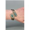 Image 1 : Old Pawn Navajo Sterling Silver Turquoise Bracelet