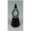 Image 1 : Navajo Sterling Silver Turquoise Ring