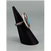 Image 2 : Navajo Sterling Silver Turquoise Ring
