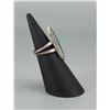Image 2 : Zuni Chip Inlaid Sterling Silver Turquoise Ring