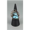 Image 1 : Navajo Sterling Silver Turquoise Ring