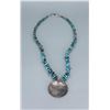 Image 2 : Zuni Petit Point Sterling Turquoise Necklace