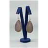 Image 2 : Navajo Sterling Shadowbox Turquoise Earrings