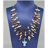 Image 1 : 5 Strand Zuni Heishi Fetish Necklace