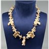 Image 2 : Zuni Fossil Mammoth Tusk Fetish Necklace