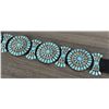 Image 6 : Zuni Petit Point Sterling Turquoise Concho Belt