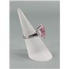 Image 2 : CWB Sterling Silver Pink CZ Cocktail Ring