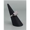 Image 2 : Sterling Silver CZ Cocktail Ring