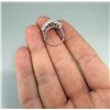 Image 3 : Sterling Silver CZ Cocktail Ring