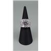 Image 1 : Sterling Silver CZ Cocktail Ring
