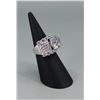 Image 2 : Sterling Silver CZ Cocktail Ring