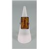 Image 1 : Sterling Silver Baltic Amber Ring